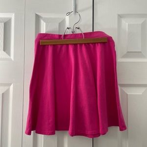 Forever 21 Hot Pink Skater Skirt